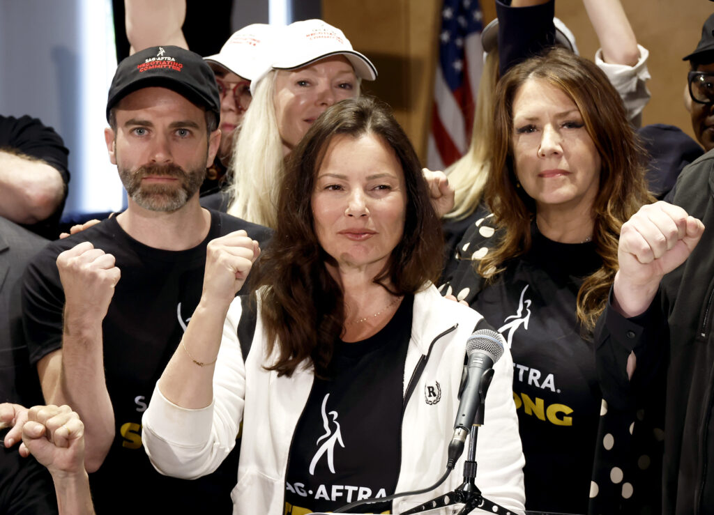 Fran Drescher streikt mit anderen Hollywood-Schauspielern
