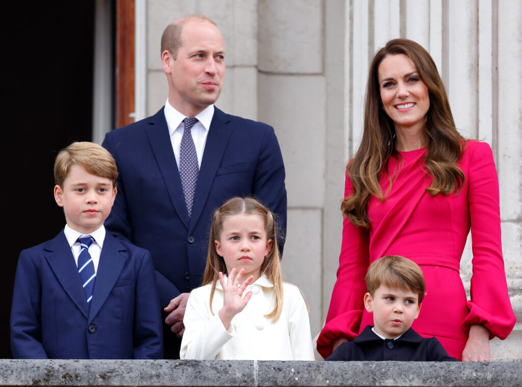 Prinzessin Kate, Prince William und ihre drei gemeinsamen Kinder