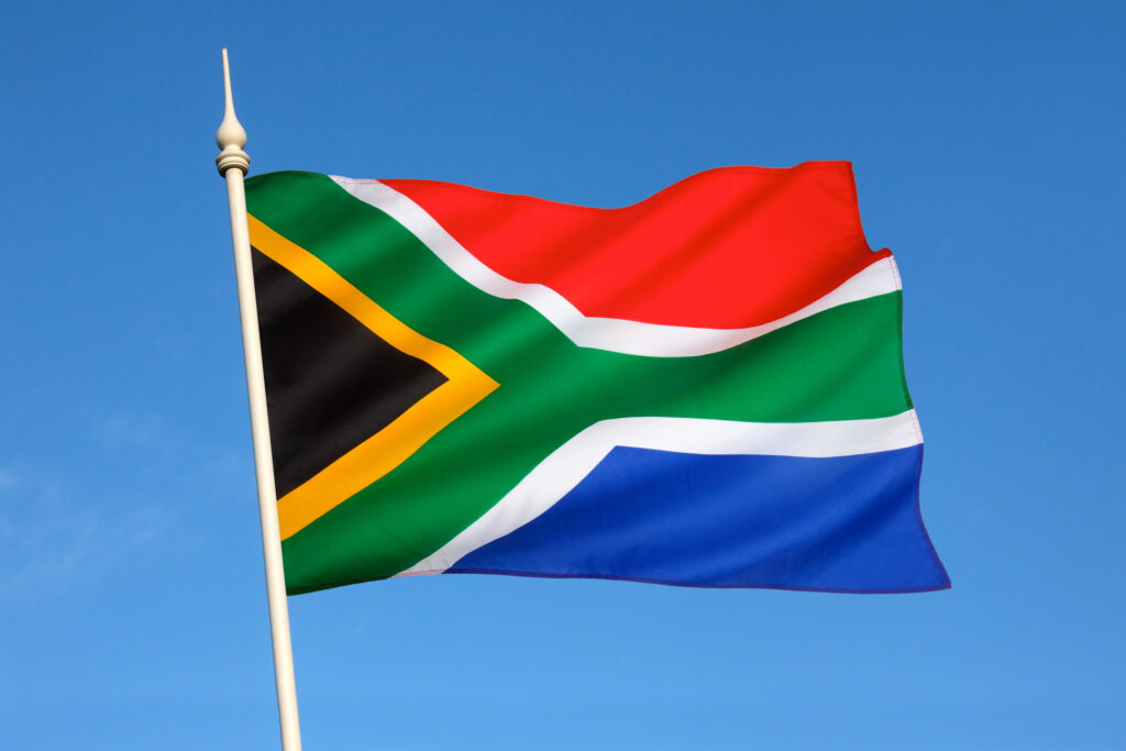 Flagge von Südafrika