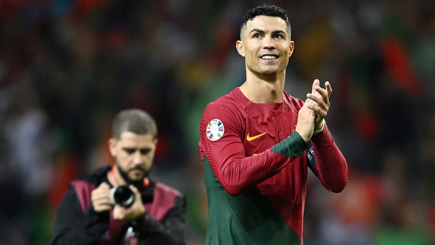 Cristiano Ronaldo klatscht in die Hände