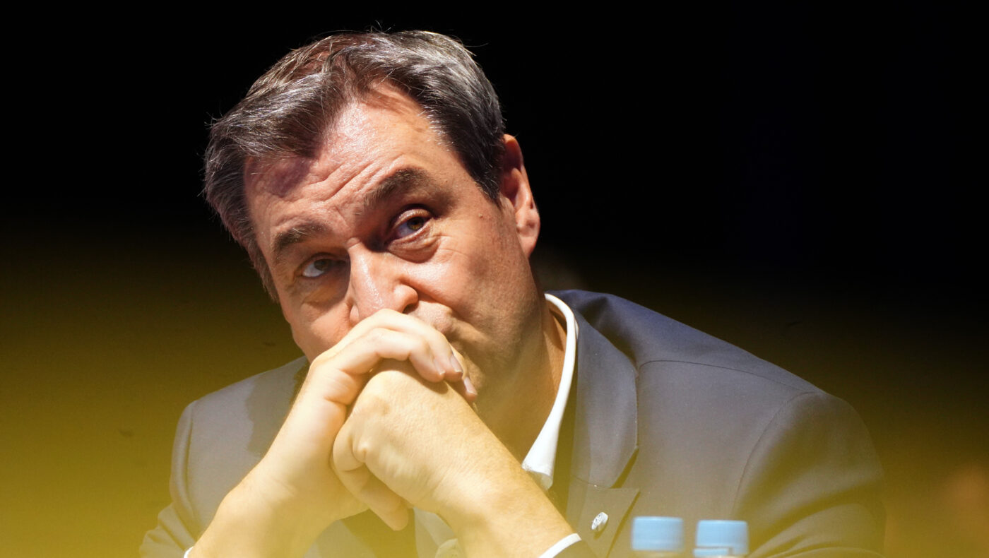 Markus Söder blickt in die Kamera