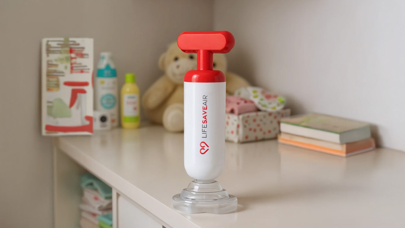 LifeSaveAir® der Jespira GmbH ist ein patentiertes Erstickungsrettungsgerät für schnelle, sichere Hilfe bei Atemnot und Erstickungsgefahr.